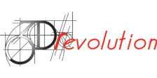Logo ufficiale dello Studio 3D Revolution di Francesco Cagnino (sigla 3Dr) - Architettura e Ingegneria.