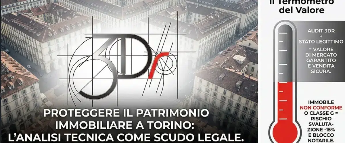 Analisi tecnica patrimonio immobiliare Torino studio 3Dr